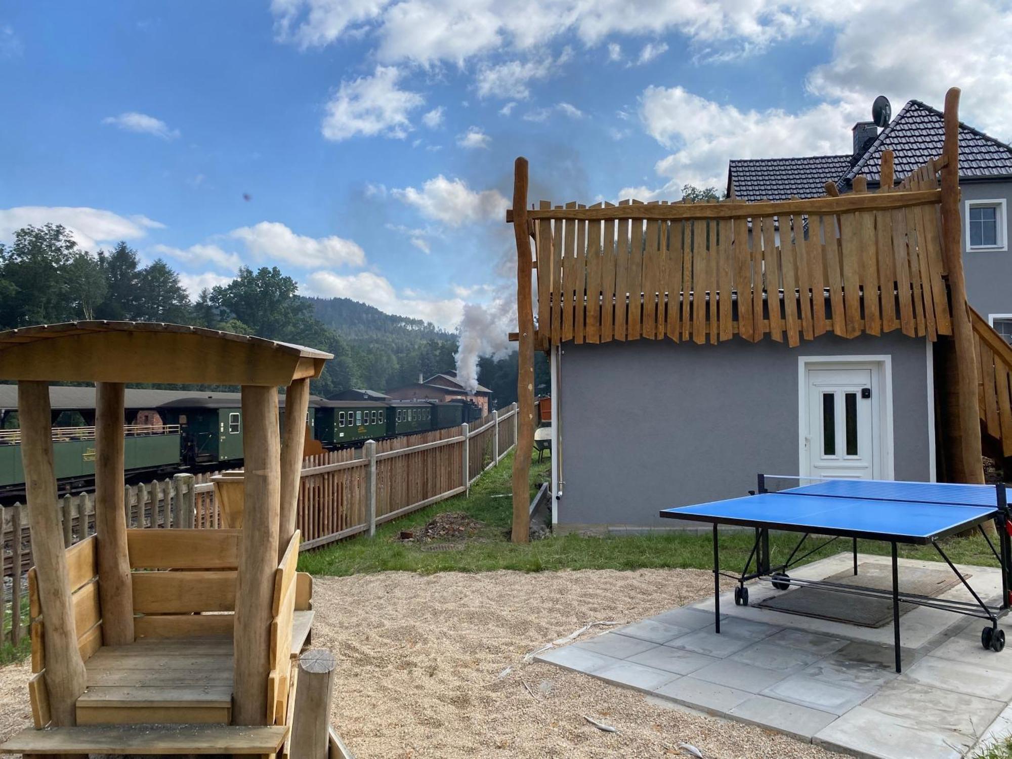 Ferienhaus Bimmelbahn 2 Ольберсдорф Экстерьер фото